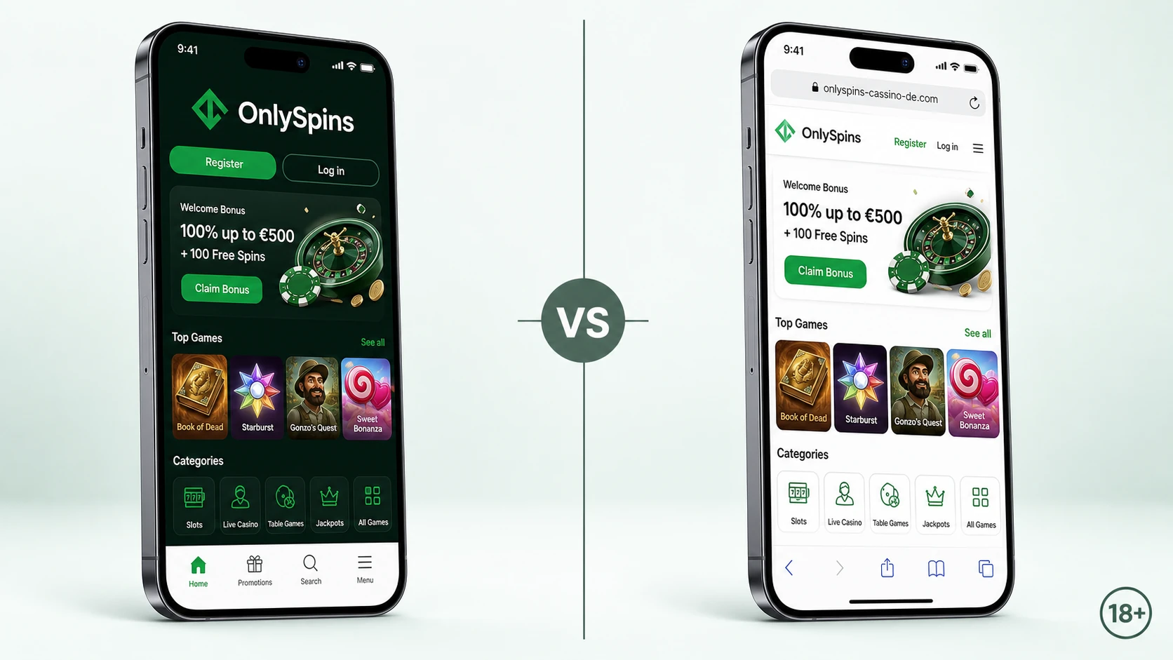 App und mobile Website im Vergleich